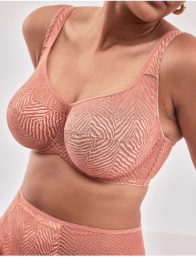 Бюстгальтер с мягкой чашкой Alles CELESTE M лососевый, Цвет: лососевый, Размеры: 70L, изображение 4