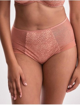 Высокие трусы слипы Alles CELESTE classic лососевый, Цвет: лососевый, Размеры: M