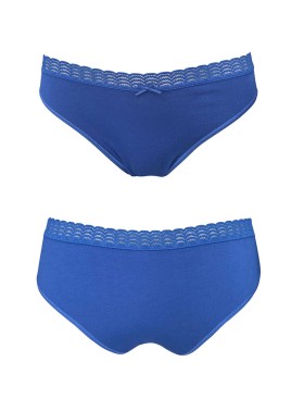 Набор хлопковых трусов Dim ECO 09AJ (2 шт) розовое дерево и чернильный, Цвет: розовое дерево/черни, Размеры: S/M, изображение 4