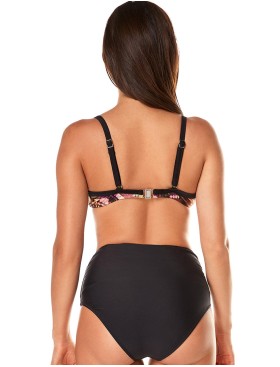 Раздельный купальник с пуш-ап Ewlon D.8044_965, Цвет: черный, Размеры: 75C, изображение 2