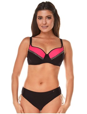 Черный раздельный купальник Ewlon D.8060_965, Цвет: черный, Размеры: 80D