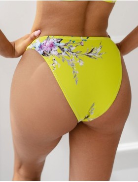 Яркие женские плавки Kris Line IBIZA bikini, Цвет: желтый, Размеры: M, изображение 4