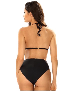 Черный купальник с высокими плавками Lorin L1163/3, Цвет: черный, Размеры: M, изображение 2