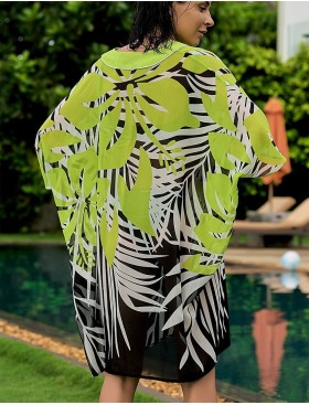 Короткая туника для пляжа Mia-Amore MONTEREY 7331, Цвет: зеленый, Размеры: S/M, изображение 2