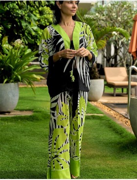 Пляжный комплект брюки и топ Mia-Amore MONTEREY 7336, Цвет: зеленый, Размеры: S, изображение 4