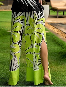 Пляжный комплект брюки и топ Mia-Amore MONTEREY 7336, Цвет: зеленый, Размеры: S, изображение 6