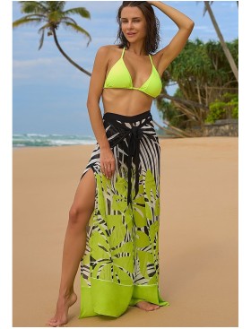 Пляжный комплект брюки и топ Mia-Amore MONTEREY 7336, Цвет: зеленый, Размеры: S, изображение 2