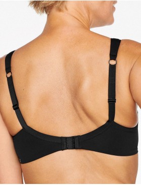 Бескаркасный гладкий бюстгальтер Naturana 5119 черный, Цвет: черный, Размеры: 75A, изображение 2