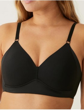 Бюстгальтер без косточек Naturana 5232 черный, Цвет: черный, Размеры: 80C