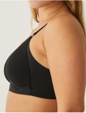 Бюстгальтер без косточек Naturana 5232 черный, Цвет: черный, Размеры: 80C, изображение 3