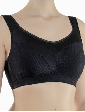 Бюстгальтер без каркасов Senselle QUEEN GAMBIT 1020074 черный, Цвет: черный, Размеры: 100B