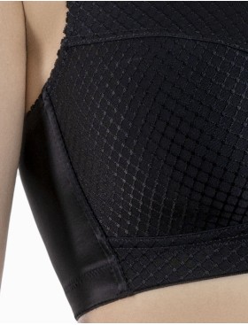 Бюстгальтер без каркасов Senselle QUEEN GAMBIT 1020074 черный, Цвет: черный, Размеры: 100B, изображение 6