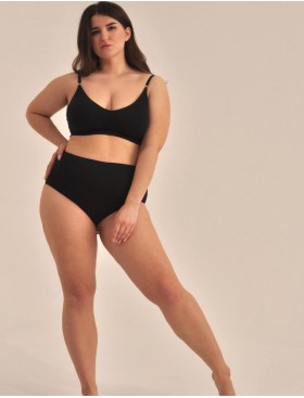 Топ со съемными вкладышами MY BR364PS nero, Цвет: черный, Размеры: 3XL, изображение 4