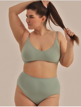 Топ со съемными вкладышами MY BR364PS pistache, Цвет: зеленый, Размеры: 3XL, изображение 4