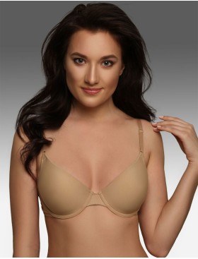 Бюстгальтер формованный гладкий Maidenform 7959 бежевый, Цвет: бежевый, Размеры: 70E, изображение 2