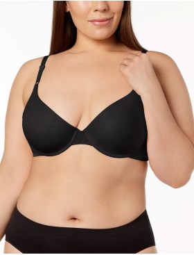 Бюстгальтер формованный гладкий Maidenform 7959 черный, Цвет: черный, Размеры: 75B, изображение 5