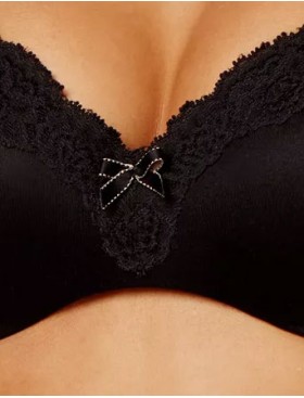 Формованный бюстгальтер без косточек Maidenform 9456 черный/бежевый, Цвет: черный/бежевый, Размеры: 70A, изображение 6