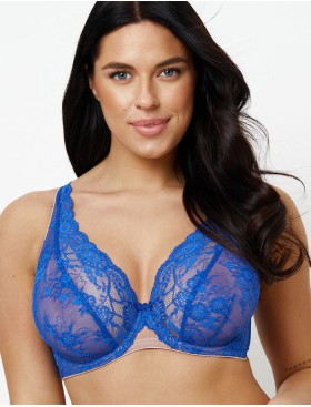 Мягкий бюстгальтер бралетт Subtille CHLOE soft bralette, Цвет: ультрамарин, Размеры: 75C, изображение 2