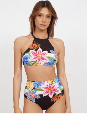 Верх купальника UNICONF CBB293 DREAMY GARDEN, Цвет: черный, Размеры: S, изображение 4