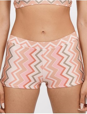 Женские плавки шортики UNICONF CBC260 TROPICAL FEVER, Цвет: розовый, Размеры: S