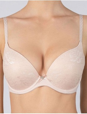 Бюстгальтер балконет с гелевым пуш-ап VOVA APHELIA V68533 серебристый пион, Цвет: серебристый пион, Размеры: 70E