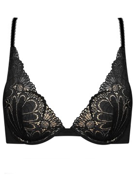 Бюстгальтер пуш-ап Wonderbra W02LN черный, Цвет: черный, Размеры: 70I, изображение 4