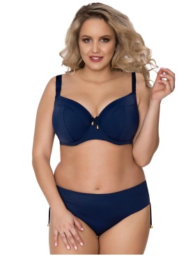 Синий пляжный бюстгальтер Akcent AN200 M, Цвет: темно-синий, Размеры: 75E, изображение 3