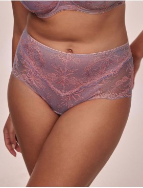 Высокие кружевные трусы Alles MADERA classic, Цвет: сиреневый, Размеры: M