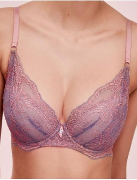 Кружевной бюстгальтер пуш-ап Alles MADERA P-UP, Цвет: сиреневый, Размеры: 70G