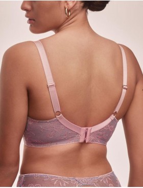 Кружевной бюстгальтер с поролоном Alles MADERA U/W, Цвет: сиреневый, Размеры: 90B, изображение 2