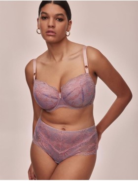 Высокие кружевные трусы Alles MADERA classic, Цвет: сиреневый, Размеры: M, изображение 3