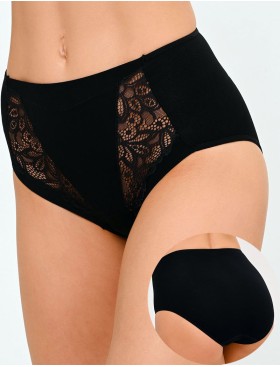 Хлопковые трусы макси Janira BELLE COTTON 1032267 CAREY black, Цвет: black (черный), Размеры: M