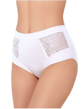 Трусы макси хлопковые Janira CHARM COTTON MAXI 1032138 blanco, Цвет: blanco (белый), Размеры: M