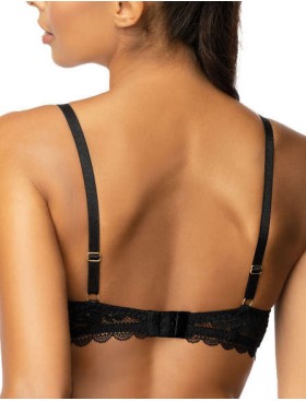 Бюстгальтер балконет пуш-ап MAT ESTELLE czarny M-0198-11-1, Цвет: черный, Размеры: 80C, изображение 2