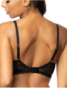 Кружевной бюстгальтер пуш-ап MAT ESTELLE czarny M-0198-11, Цвет: черный, Размеры: 65E, изображение 3