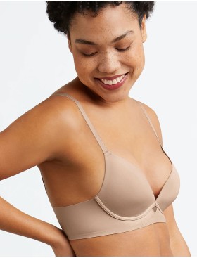 Бескаркасный гладкий бюстгальтер Maidenform DM2301 миндаль, Цвет: миндаль, Размеры: 85D, изображение 4