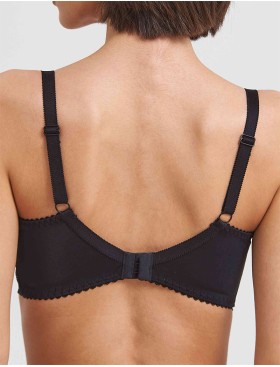 Бюстгальтер полумягкий Simona M 610 черный-сетка, Цвет: черно-сетка, Размеры: 75H, изображение 2