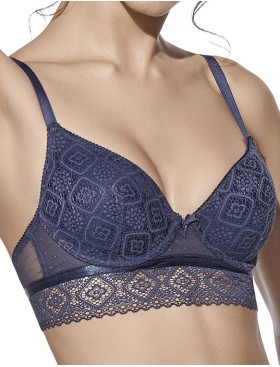 Формованный бюстгальтер Selene LYDIA темно-синий, Цвет: темно-синий, Размеры: 90B