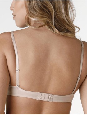 Бюстгальтер гладкий с пуш-ап Wonderbra W8144 бежевый, Цвет: бежевый, Размеры: 70C, изображение 2