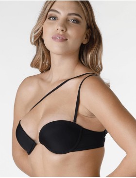 Бюстгальтер-трансформер пуш-ап Wonderbra W9243 черный, Цвет: черный, Размеры: 70A, изображение 3