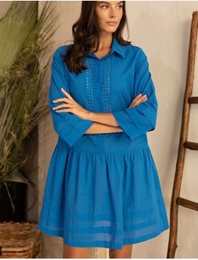 Туника из хлопка Mia-Amore ROCHELLE 1610 синий, Цвет: синий, Размеры: S