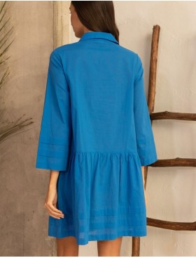 Туника из хлопка Mia-Amore ROCHELLE 1610 синий, Цвет: синий, Размеры: S, изображение 2