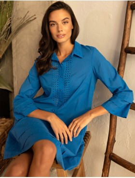 Туника из хлопка Mia-Amore ROCHELLE 1610 синий, Цвет: синий, Размеры: S, изображение 3