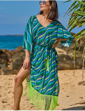 Длинная туника Mia-Amore TALASSA 7358, Цвет: синий, Размеры: 2XL/3XL