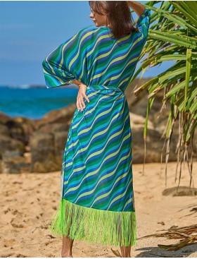 Длинная туника Mia-Amore TALASSA 7358, Цвет: синий, Размеры: 2XL/3XL, изображение 2