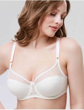 Полумягкий бюстгальтер Milavitsa 124930 приглушенный белый, Цвет: приглушенный белый, Размеры: 90C, изображение 5