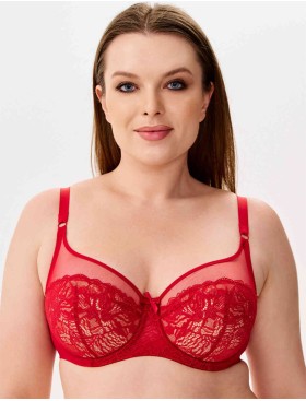 Полумягкий бюстгальтер Milavitsa 124930 рубин/нюд, Цвет: рубин/нюд, Размеры: 85B, изображение 3