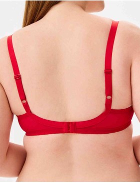 Полумягкий бюстгальтер Milavitsa 124930 рубин/нюд, Цвет: рубин/нюд, Размеры: 85B, изображение 2