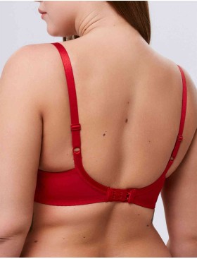 Бюстгальтер-минимайзер мягкий Milavitsa 127630 рубин/нюд, Цвет: рубин/нюд, Размеры: 85C, изображение 2