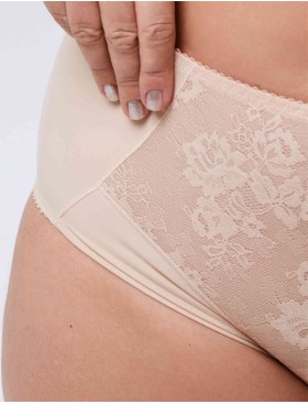 Трусы слипы высокие Milavitsa 256180 нюд, Цвет: нюд, Размеры: 5XL, изображение 4